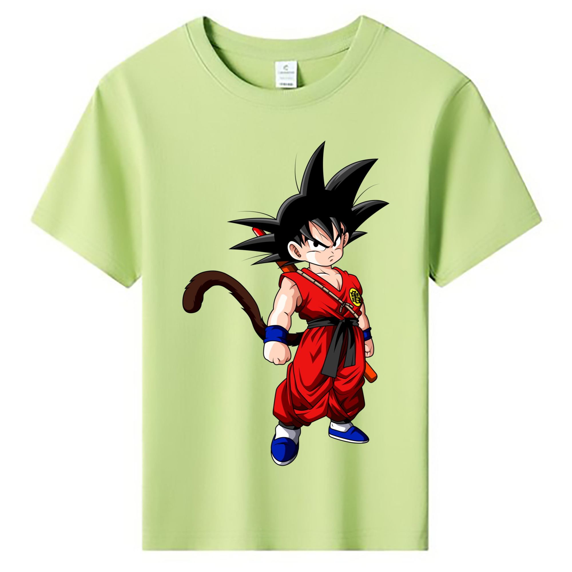 （画像用） ドラゴンボール 孫悟空（そん ごくう）Son Goku カカロット DRAGON BALL Kakarotto 綿100％キッズTシャツ（フロントプリント）